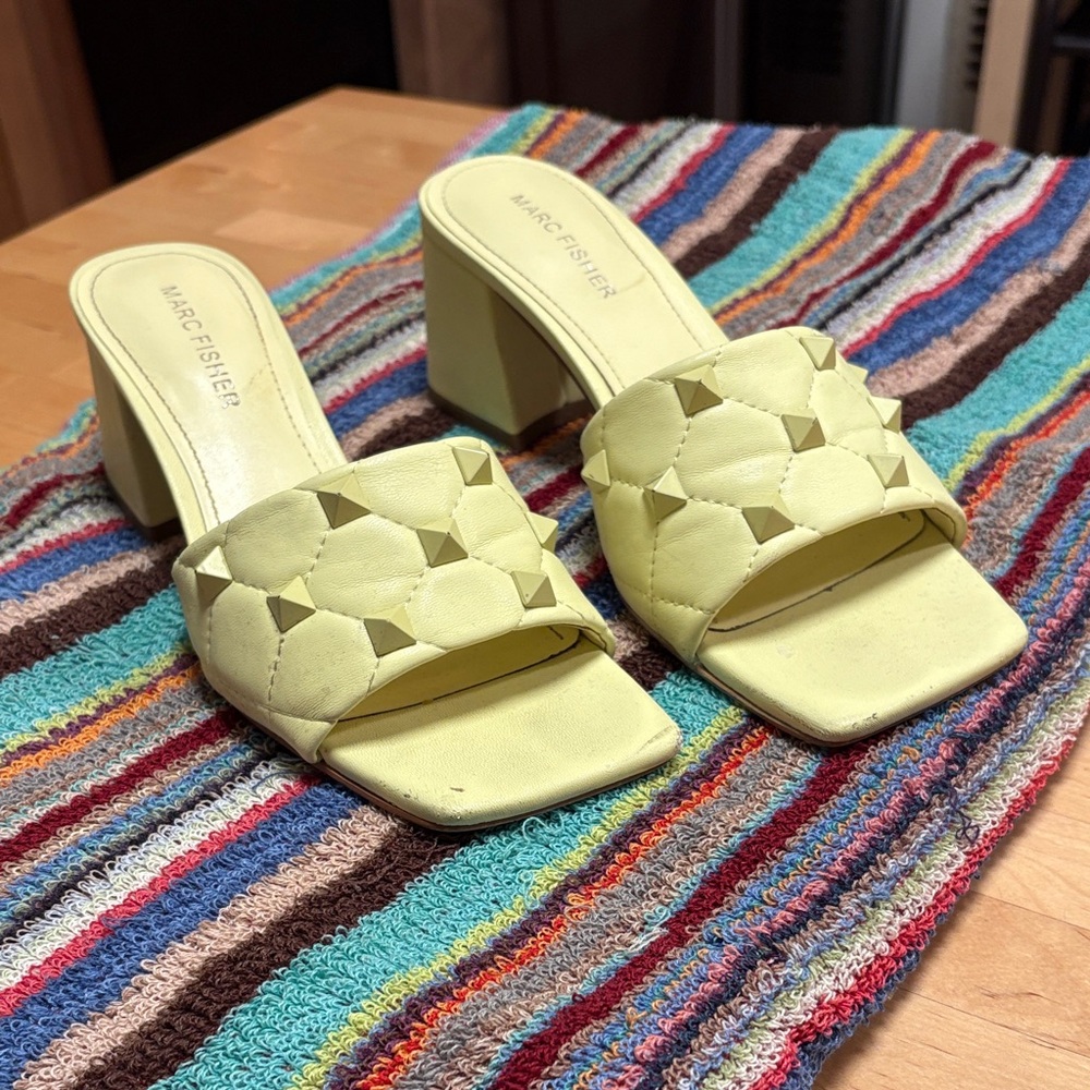 Marc Fisher Women's Bright Mint Heels